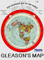 The Gleason's map of 1892 is a rare projection of the world and held up by many in the ''flat earth'' community as a true representation of the Earthly realm we inhabit.